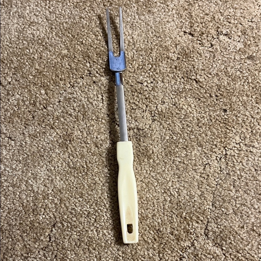 Cream and Silver Fork
